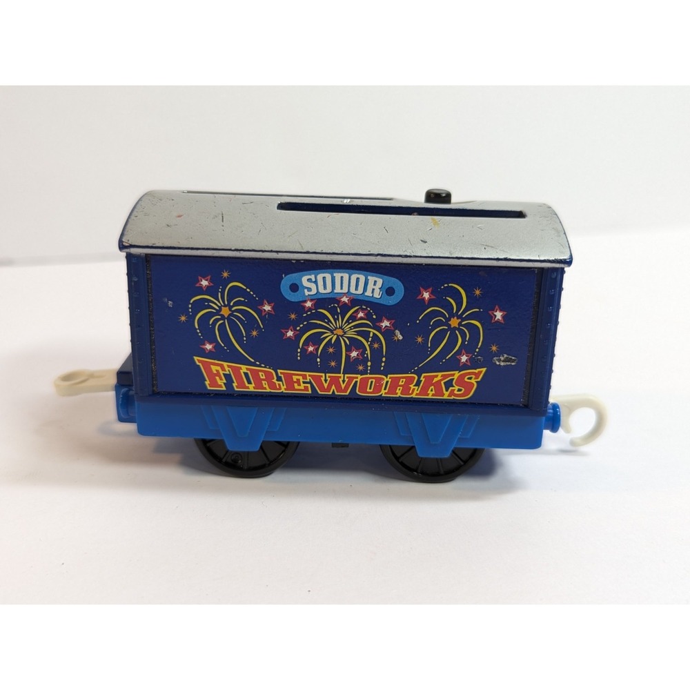 Thomas & Friends 2008 SODOR FIREWORKS CAR Trackmaster Sounds and Lights Not Test